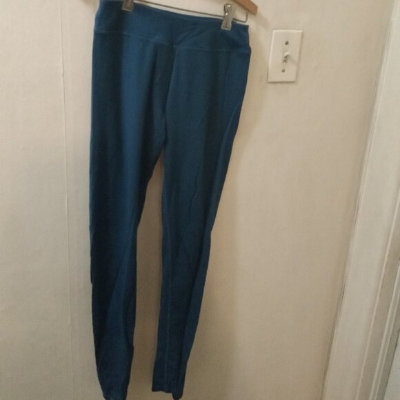 Woolies Tech Sz S teal Merinowool baselayer leggings - Picture 5 of 5